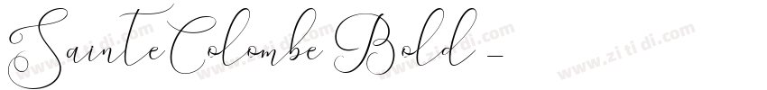 SainteColombe Bold◆字体转换